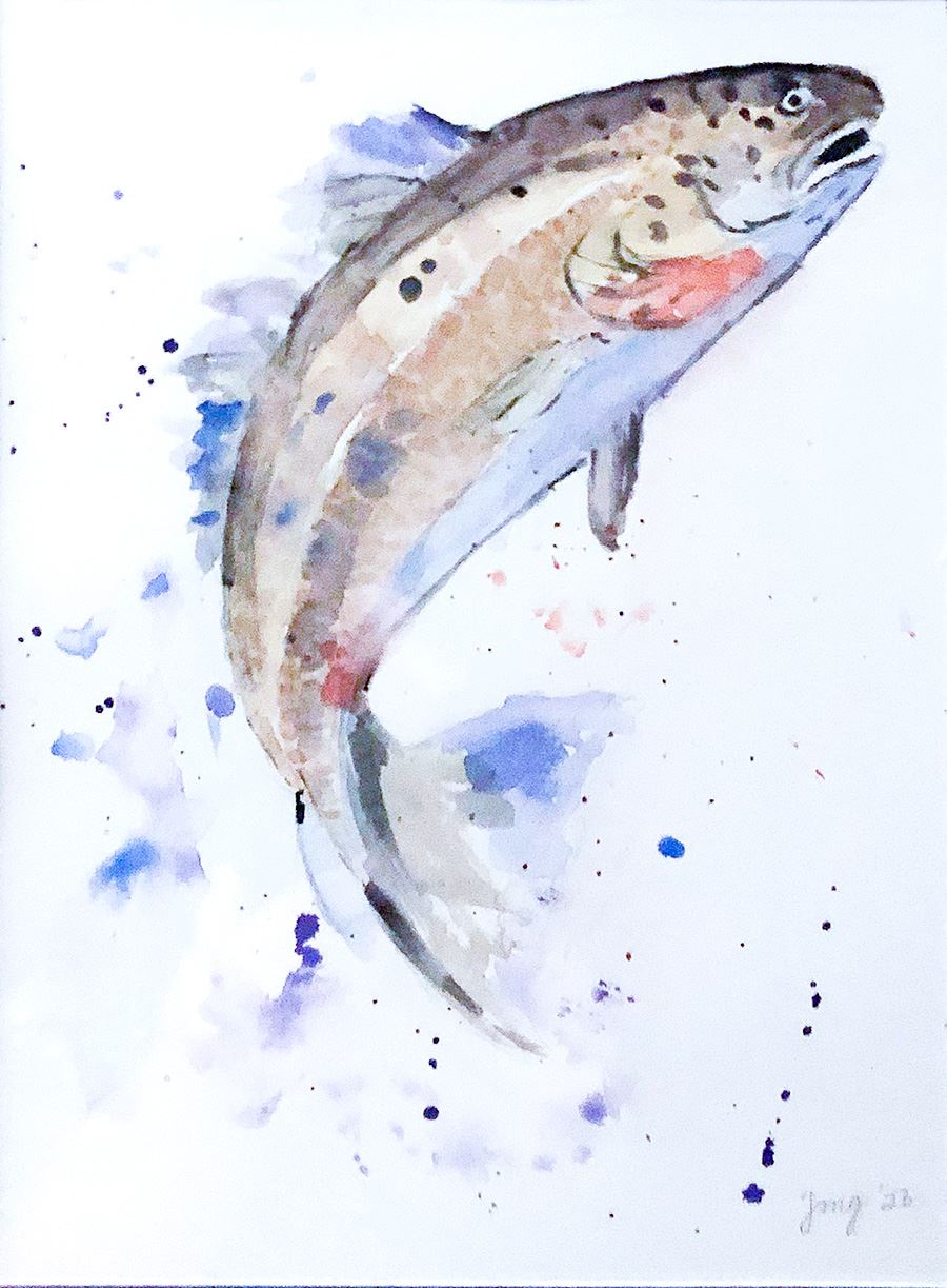 Watercolor of Fish